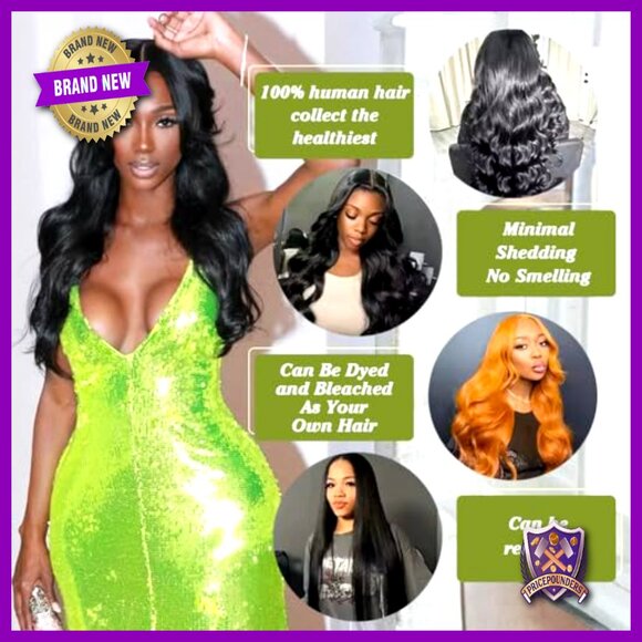 Body Wave Human Hair Extensions 4 Bundles Brazilian Virgin 12A Grade main image 4